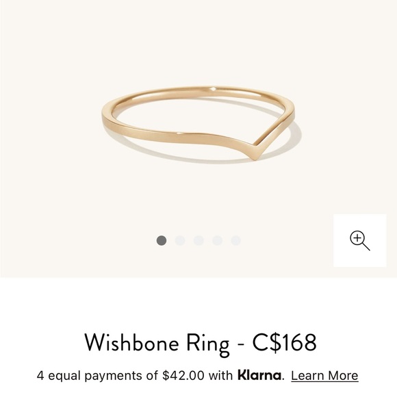 Mejuri 3x 14k solid gold stacker rings - Picture 4 of 4